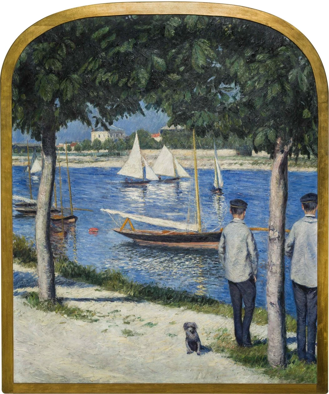 La riva del Petit Gennevilliers e la Senna, 1890